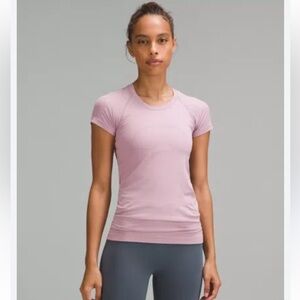 Lululemon Light Pink Short Sleeve T-Shirt